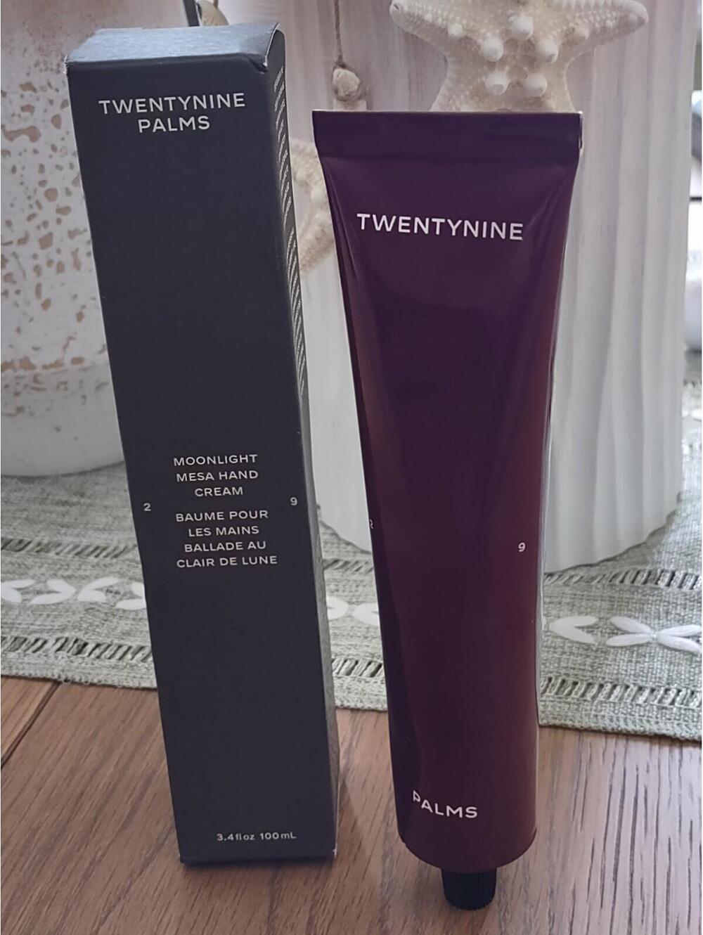 Twentynine Palms Moonlight Mesa Hand Cream 3.4 Fl.Oz / 100 mL Vegan, New in Box